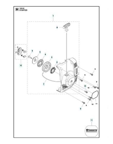 Husqvarna 122Lk - Starter