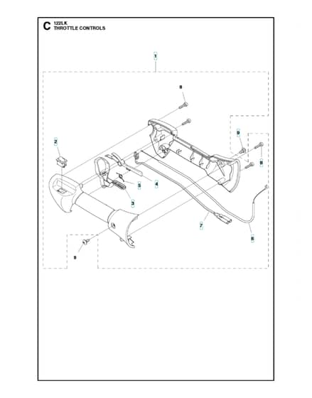 Husqvarna 122Lk - Throttle Controls
