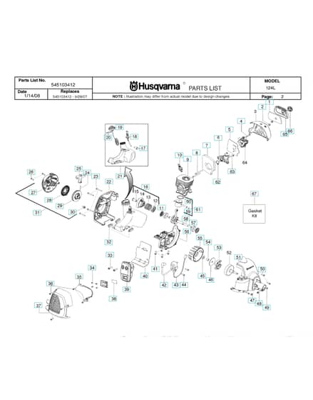 Husqvarna 124L - Engine