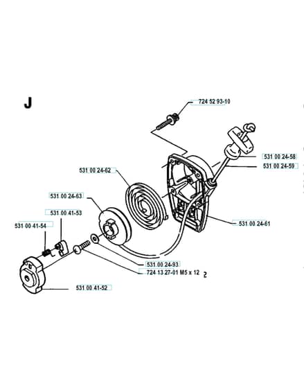 Husqvarna 125RB - 1993-Current - Starter