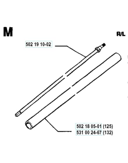 Husqvarna 125RD - 1993-Current - Shaft