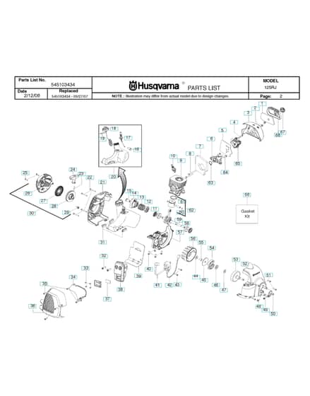 Husqvarna 125RJ - 2008-Current - Engine