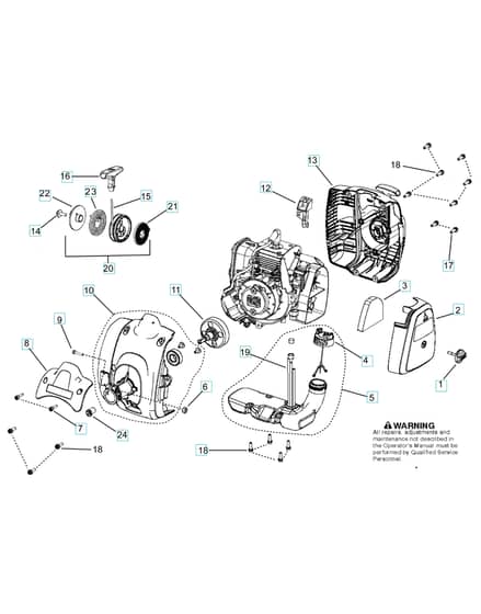 Husqvarna 129R-967193301 - Housing