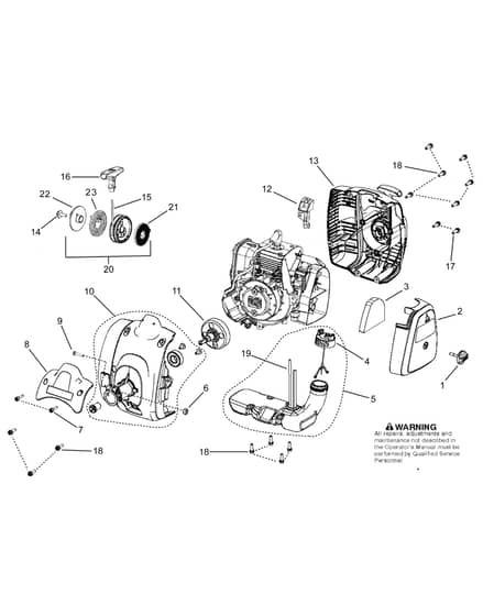 Husqvarna 129R-967193302 - Housing