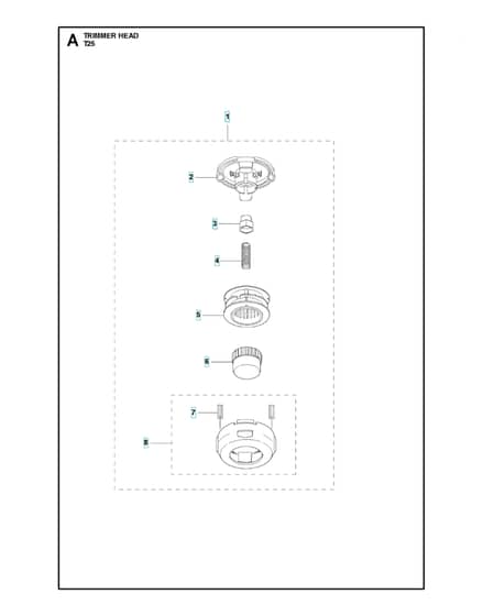 Husqvarna 130 C -  Trimmer Head