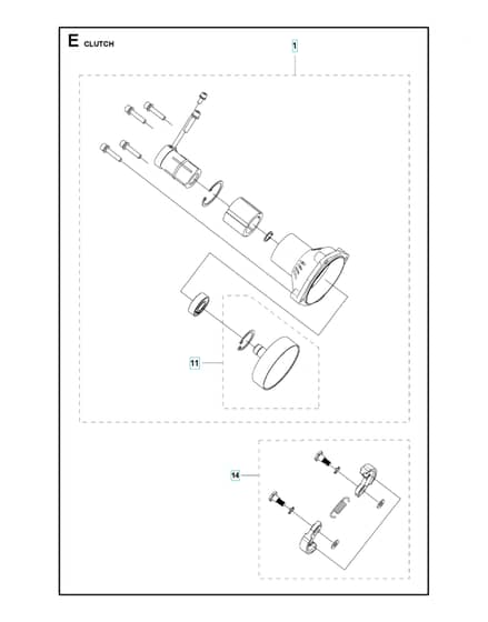 Husqvarna 131R - Clutch