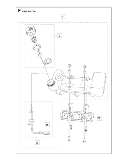 Husqvarna 131R - Fuel System