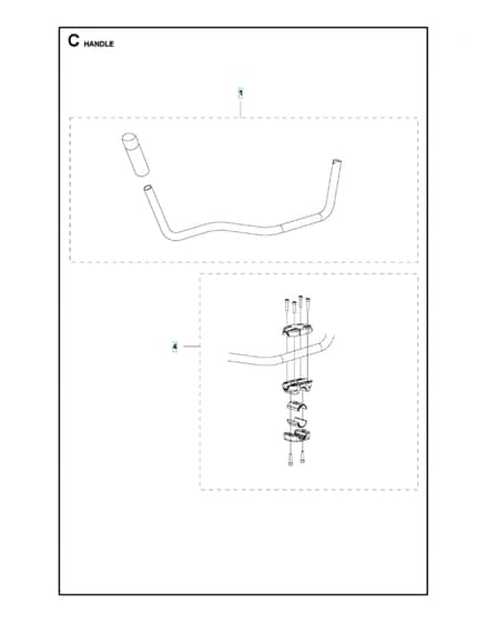 Husqvarna 131R - Handle