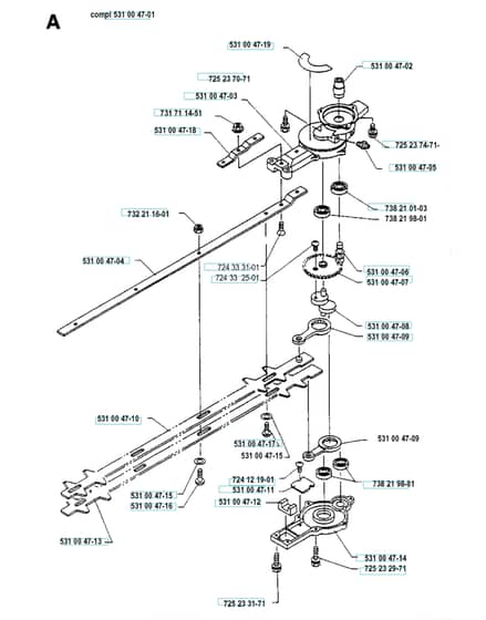 Husqvarna 132LD - Clutch & Oil Pump