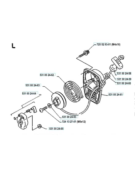 Husqvarna 132R - 1990-1992 - Starter