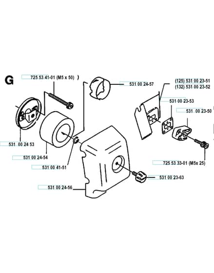 Husqvarna 132R - 1993-1999 - Clutch