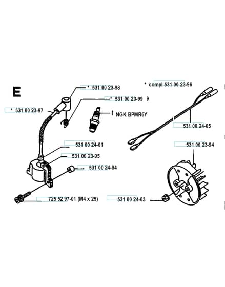 Husqvarna 132R - 1993-1999 - Ignition System