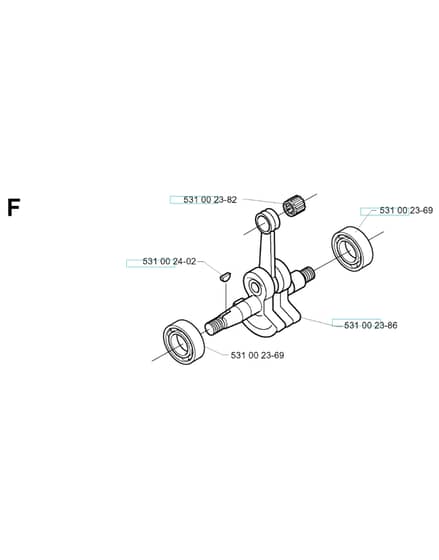 Husqvarna 132R - 1999-2005 - Crankshaft