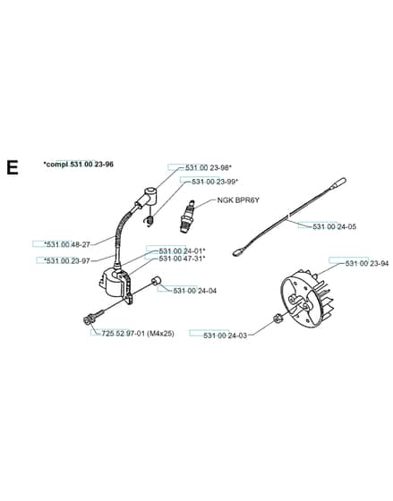Husqvarna 132R - 1999-2005 - Ignition System