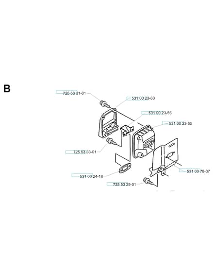 Husqvarna 132R - 1999-2005 - Muffler
