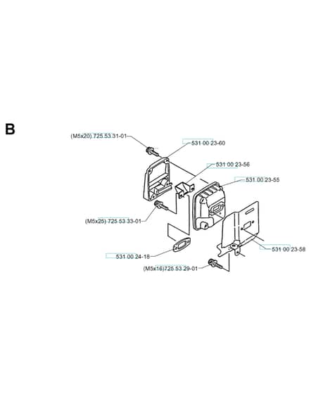 Husqvarna 132R - 1999-2005 - Muffler 2