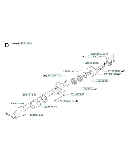 Husqvarna 132R - 2005-Current - Clutch