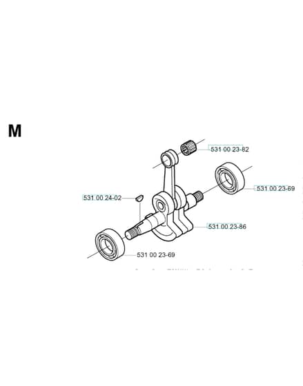 Husqvarna 132R - 2005-Current - Crankshaft