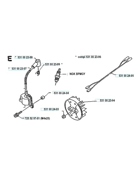 Husqvarna 132RB - 1990-1993 - Ignition System