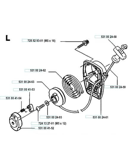 Husqvarna 132RD - 1993-Current - Starter