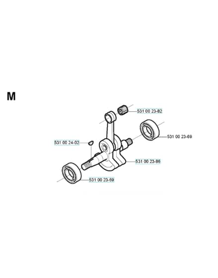 Husqvarna 132RJ - Crankshaft