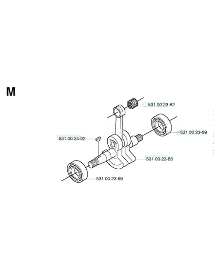 Husqvarna 133R - Crankshaft
