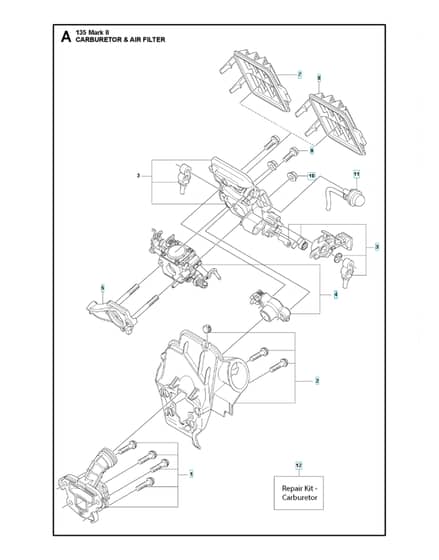 Husqvarna 135MARKII - Carburetor