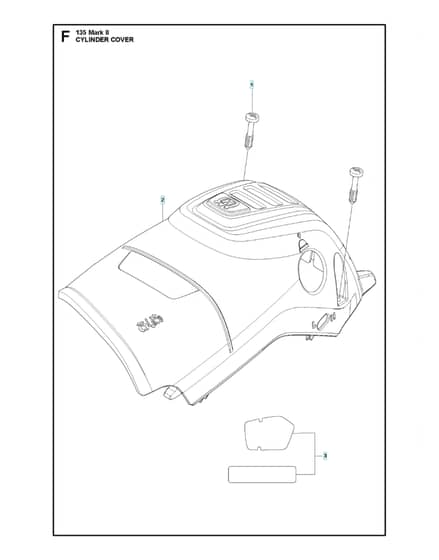 Husqvarna 135MARKII - Cylinder Cover
