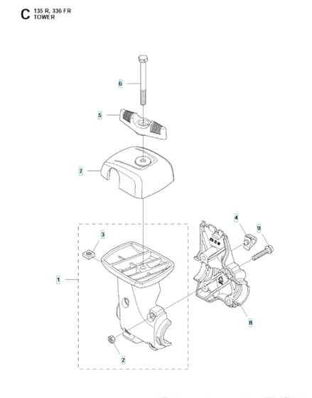 Husqvarna 135R - Tower
