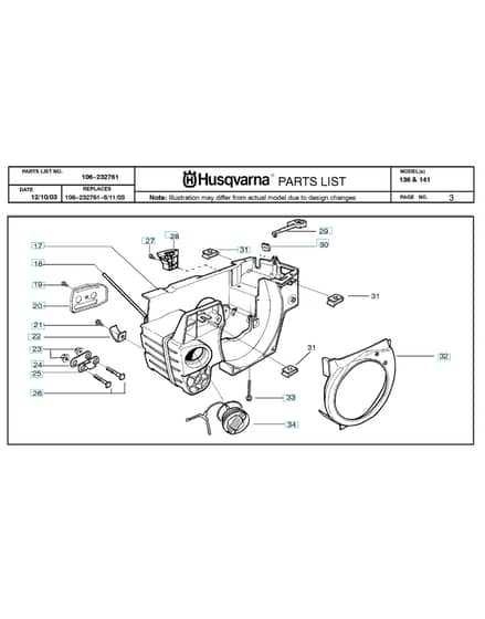 Husqvarna 13620040100001-CURRENT - Crankcase