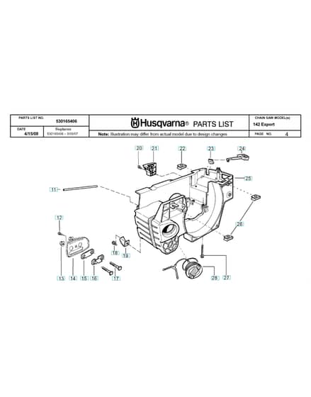 Husqvarna 14220082200001-CURRENT - Crankcase