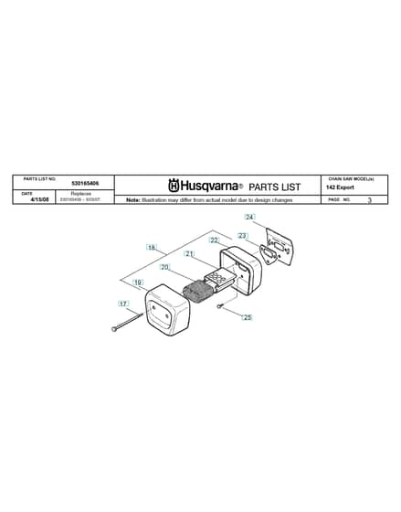 Husqvarna 14220082200001-CURRENT - Muffler