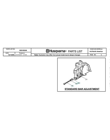 Husqvarna 142E-SERIES - Clutch Cover