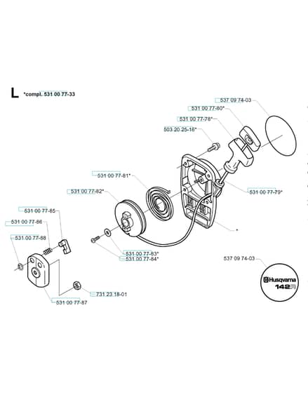 Husqvarna 142R - 1999-2000 - Starter