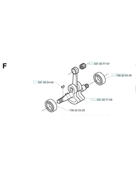 Husqvarna 142R - 2000-Current - Crankshaft