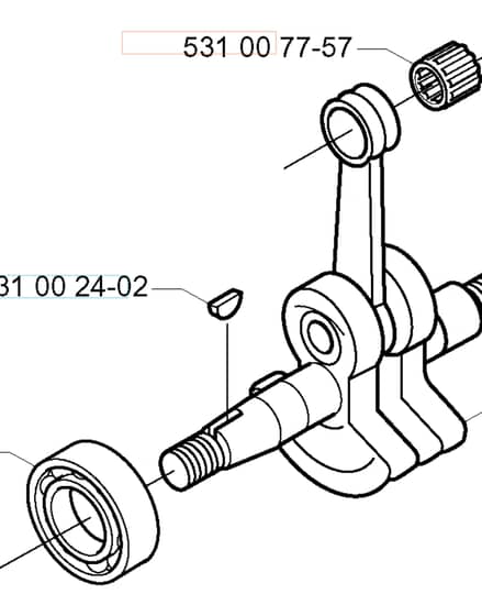 Husqvarna 142RB - 2000-5 - Crankshaft