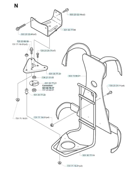 Husqvarna 142RB - 2000-5 - Harness