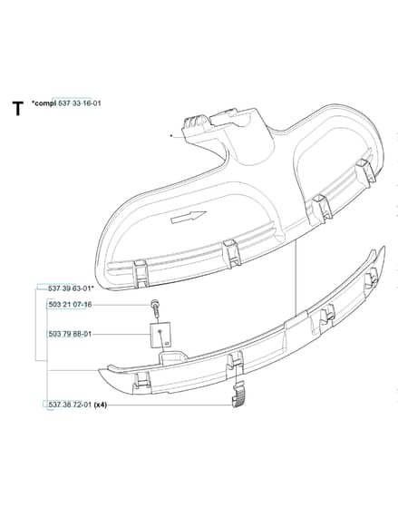 Husqvarna 143R - 2005-2006 - Guards
