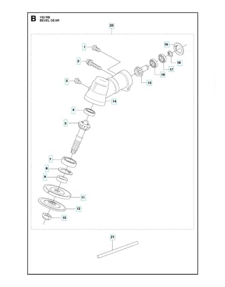 Husqvarna 152RB - 2000-5 - Bevel Gear
