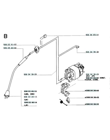 Husqvarna 16ELECTRIC - 1999-Current - Electrical
