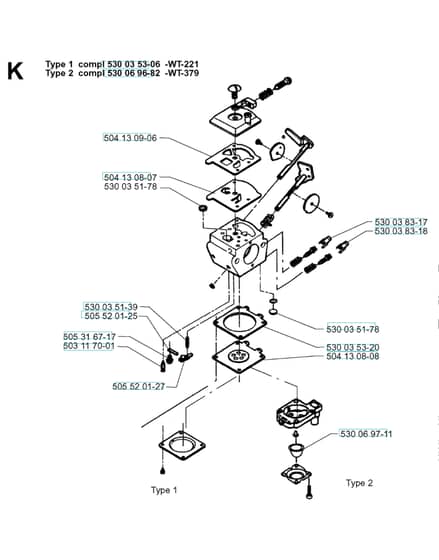 Husqvarna 18H - Carburetor Details