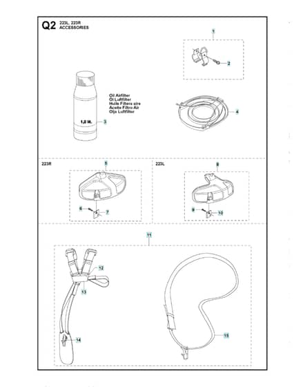 Husqvarna 223R - Accessories 2