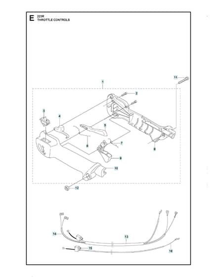Husqvarna 223R - Throttle Controls
