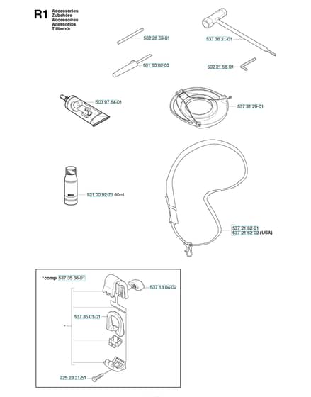 Husqvarna 224L - Accessories