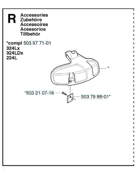 Husqvarna 224L - Guards