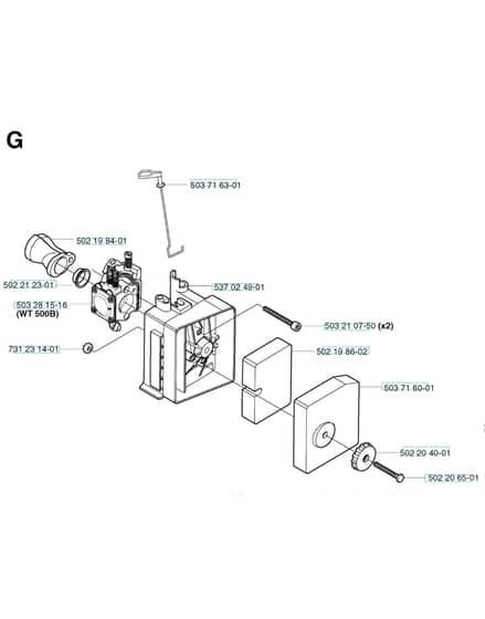 Husqvarna 225H60 - Carburetor & Air Filter