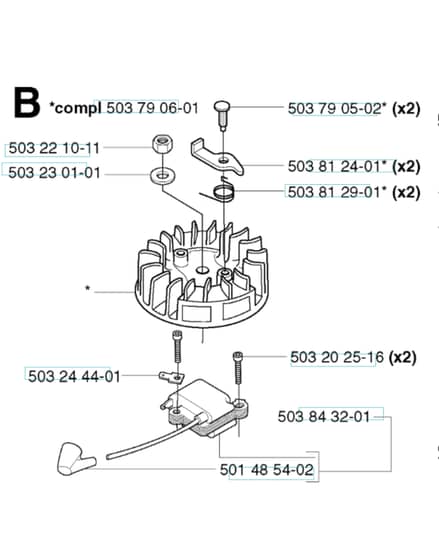 Husqvarna 225H60 - Ignition System