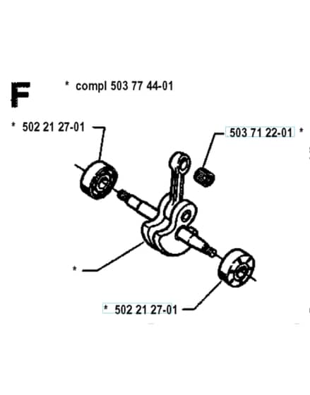 Husqvarna 225R - 1994-1996 - Crankshaft