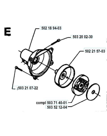 Husqvarna 225RD - 1994-1996 - Clutch