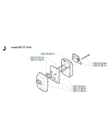 Husqvarna 225RD - 1996-1997 - Muffler